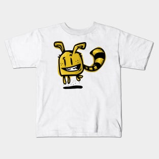 strange yellow bug Kids T-Shirt